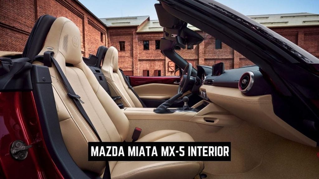 Mazda Miata mx-5 interior