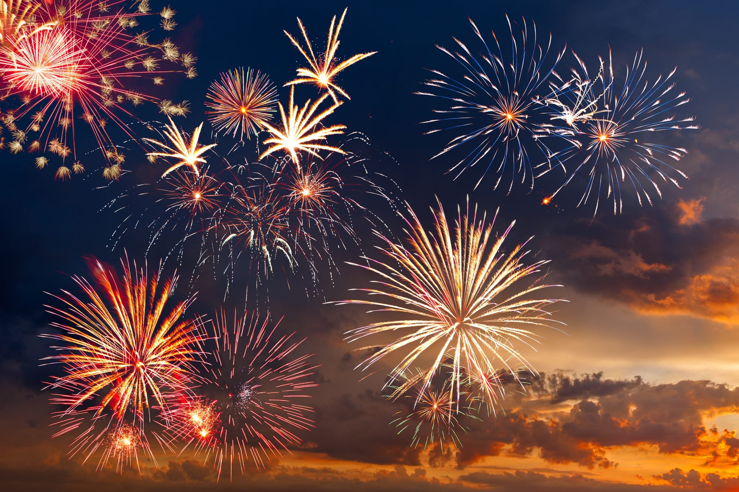 A photo of fireworks