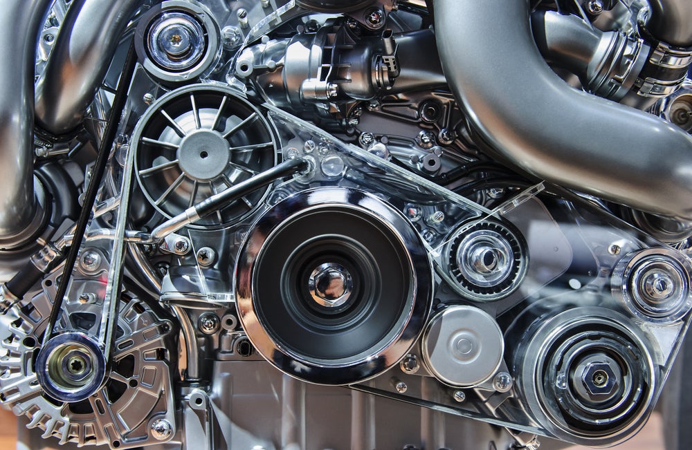 An image of an engine with all parts running together smoothly.