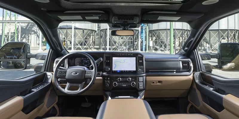 Interior of a 2025 Ford F-250 in O'Fallon, IL