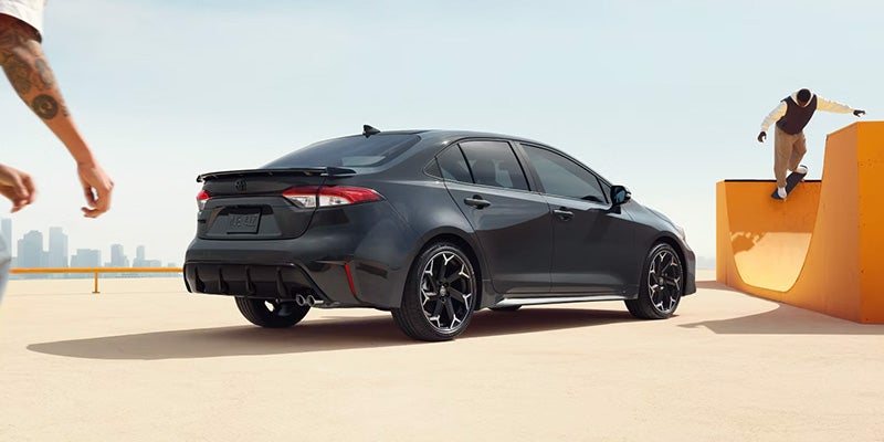 A 2025 Toyota Corolla ready to test drive after visiting a skate park in Pleasant Hills, PA 
