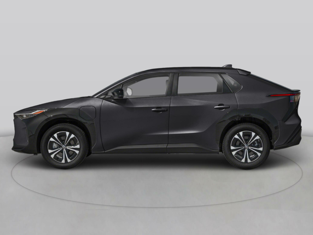 A 2025 Toyota bZ4X on the showroom in Pleasant Hills, PA 