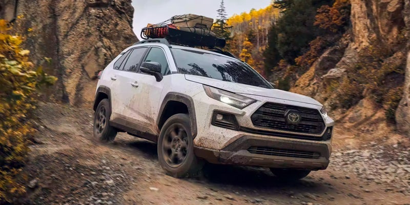 A 2024 Toyota RAV4 off-roading near Pleasant Hills, PA 