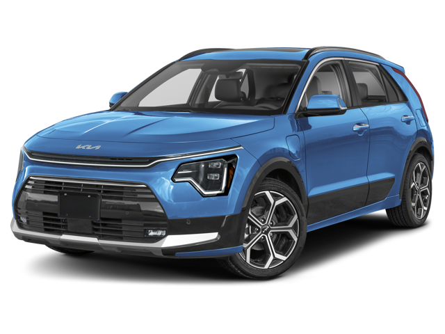 A blue Niro PHEV