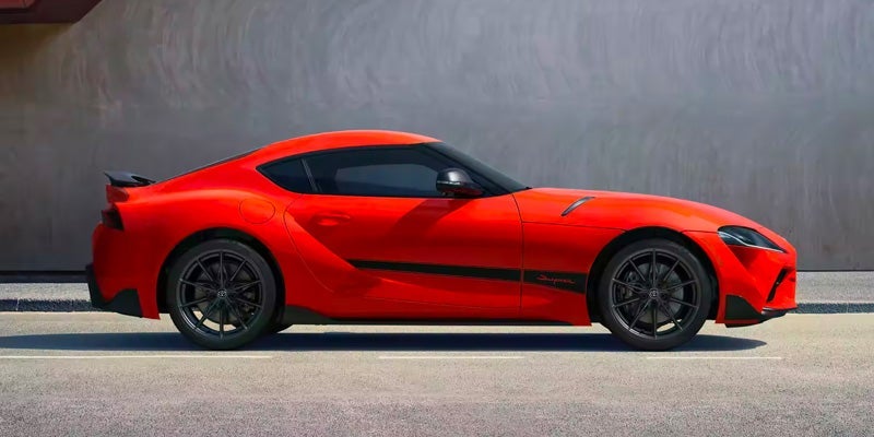 A 2024 Toyota GR Supra parked near Akron, OH