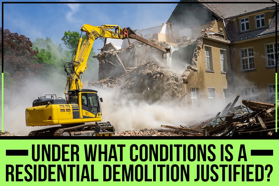 Residential demolition with Dirt Werx.
