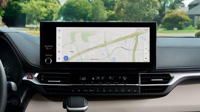 New Toyota Sienna display screen