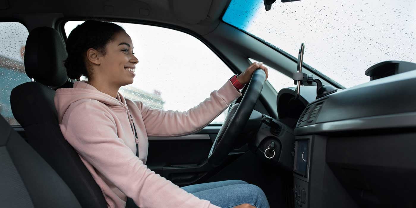 Happy Teen Driver