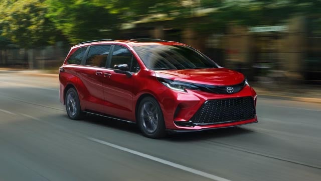 New Toyota Sienna van