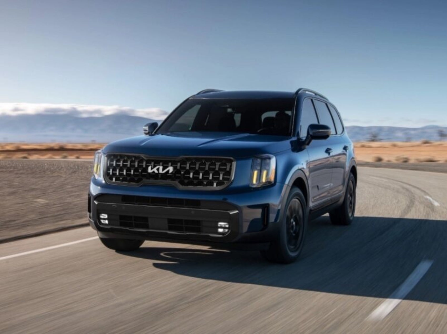 New Kia Telluride on the Road
