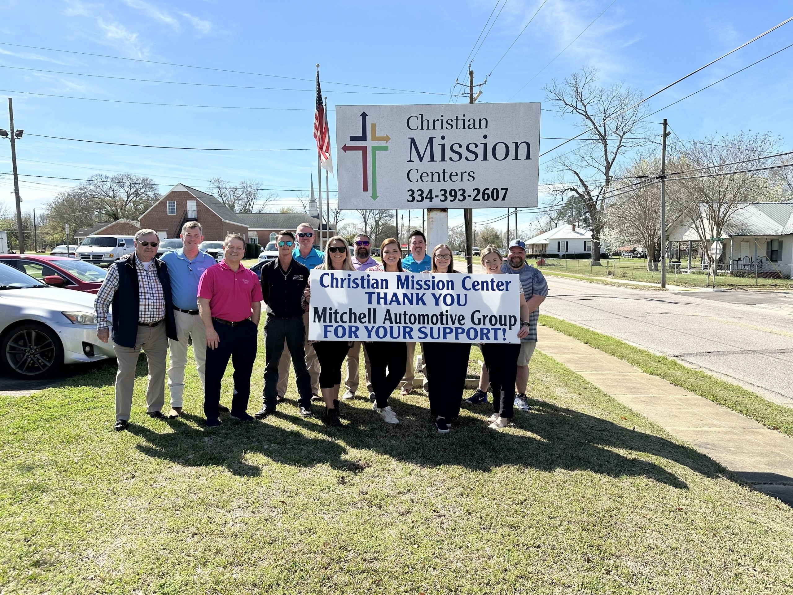 Mitchell Automotive Stocks the Pantry for the Christian Mission