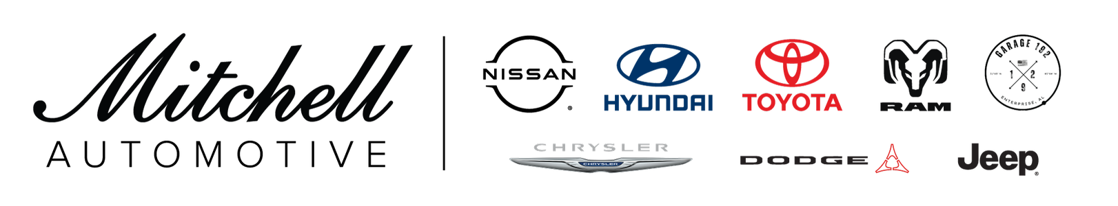 Mitchell Automotive - Nissan, Hyundai, Toyota, Ram, Garage 192, Chrysler, Dodge, Jeep