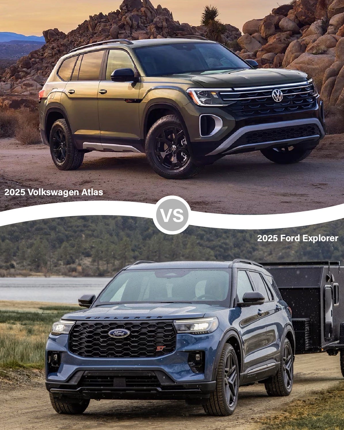 3-Row SUV Comparison: Volkswagen Atlas vs. Ford Explorer