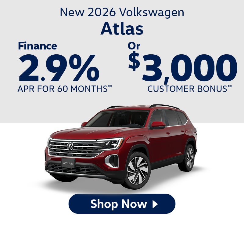 New 2026 Volkswagen Atlas