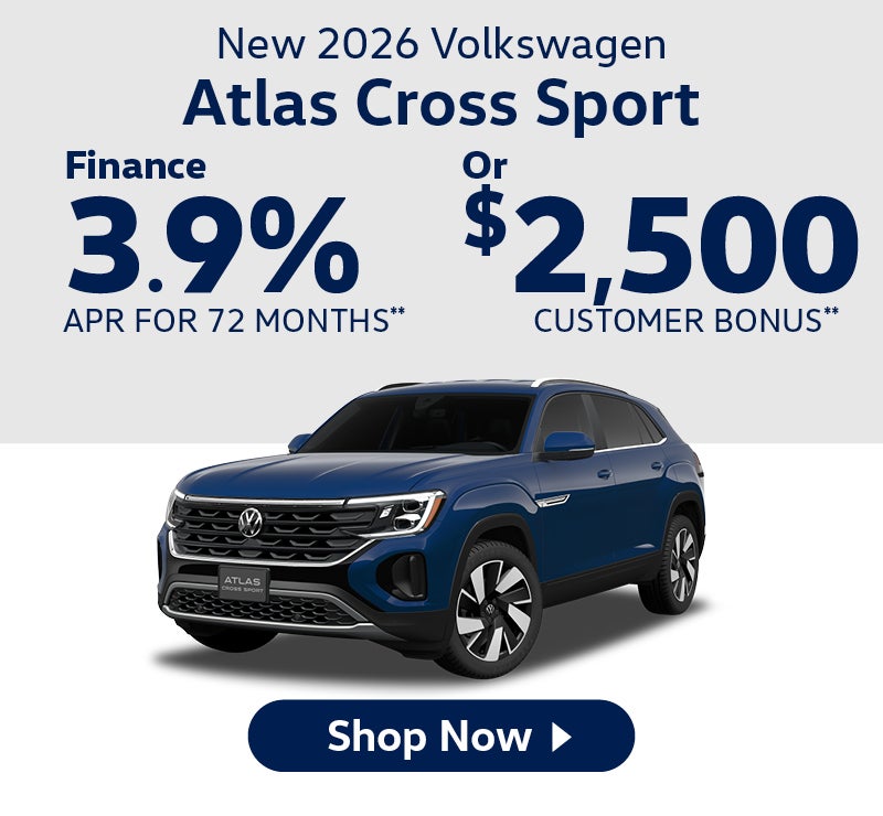 New 2026 Volkswagen Atlas Cross Sport
