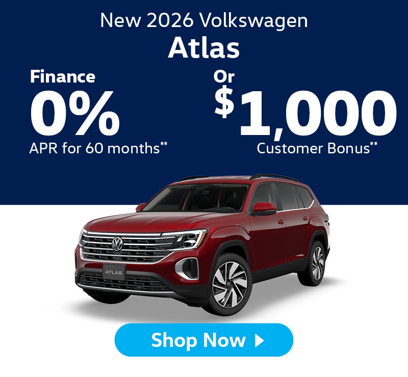 New 2026 Volkswagen Atlas