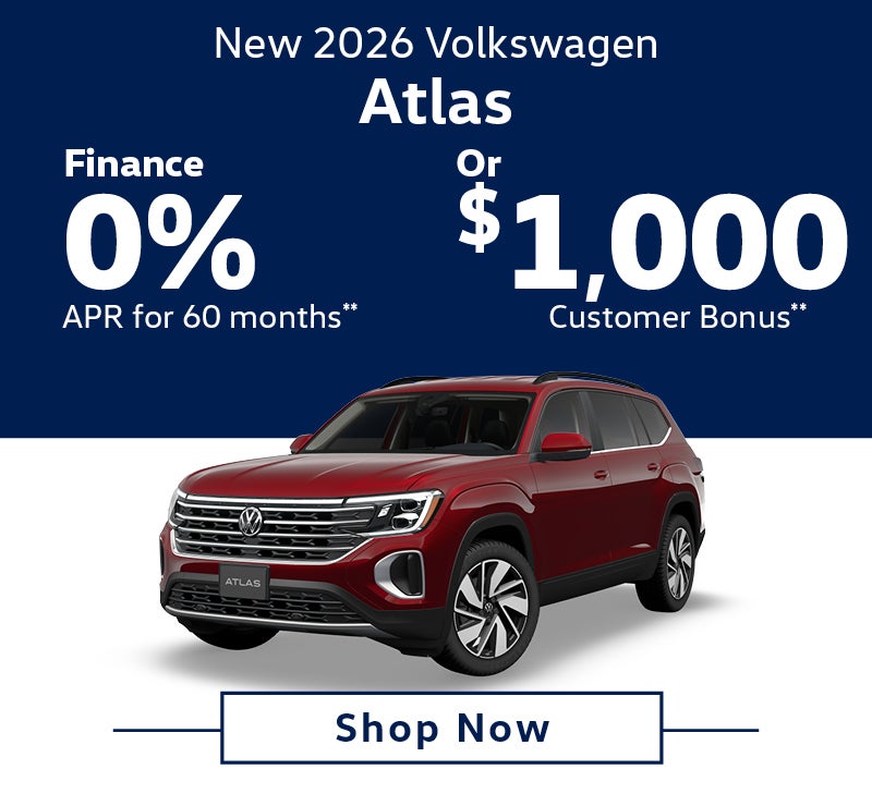 New 2026 Volkswagen Atlas