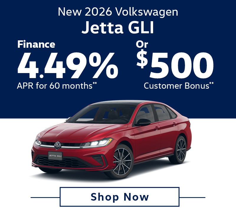 New 2026 Volkswagen Jetta GLI 