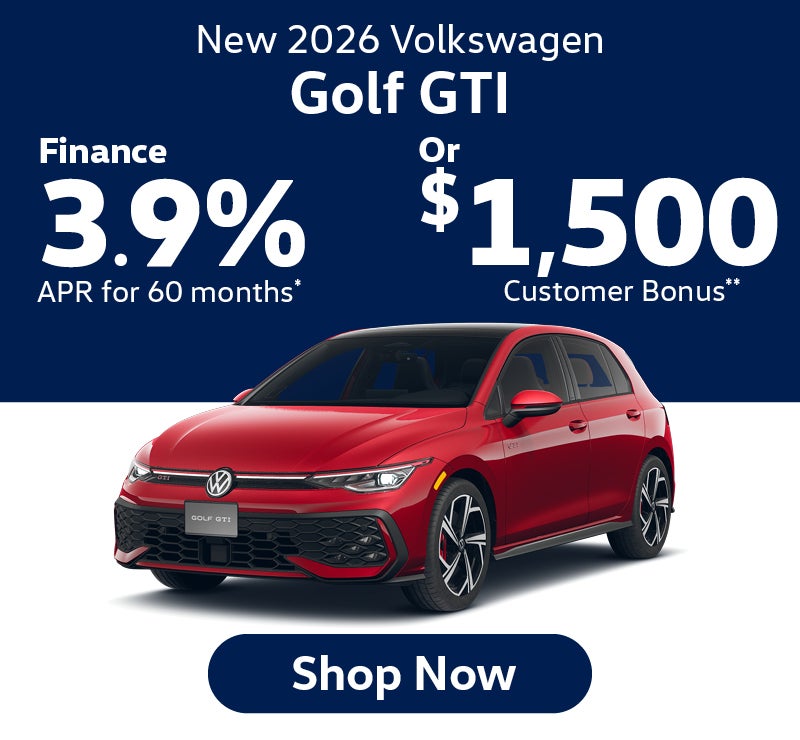 New 2026 Volkswagen Golf GTI 