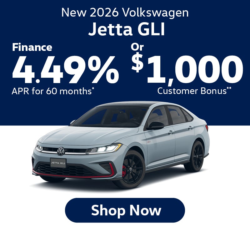 New 2026 Volkswagen Jetta GLI 