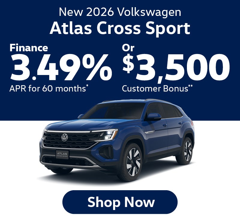 New 2026 Volkswagen Atlas Cross Sport
