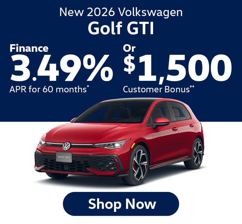 New 2026 Volkswagen Golf GTI 