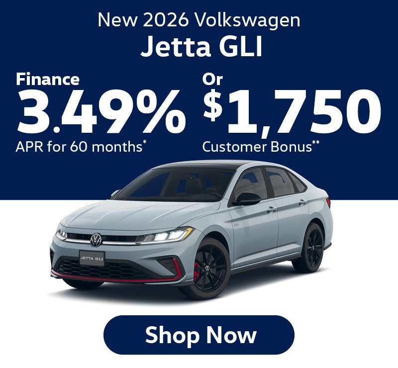 New 2026 Volkswagen Jetta GLI 