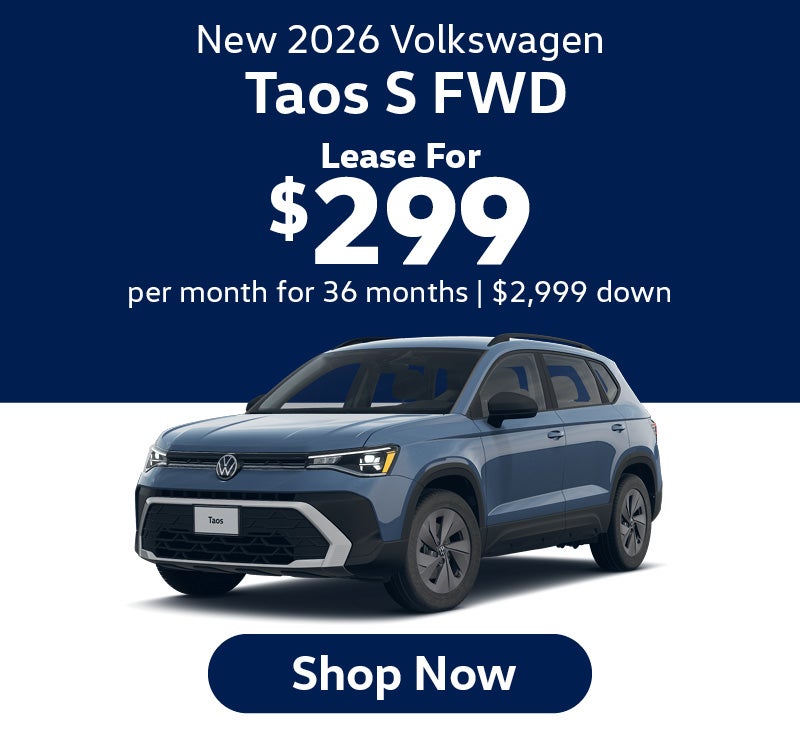New 2026 Volkswagen Taos S FWD