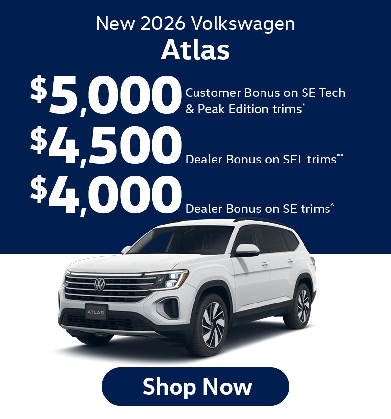 New 2026 Volkswagen Atlas