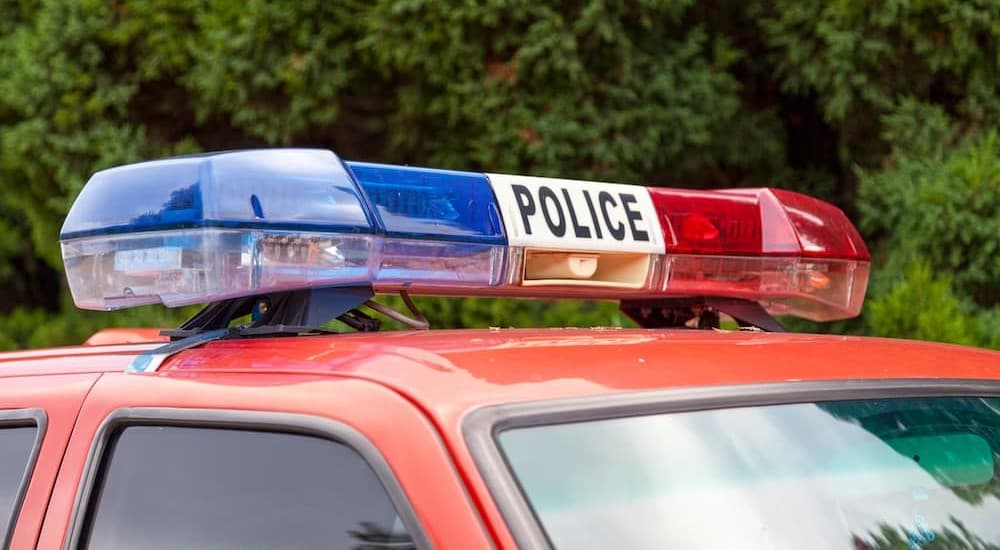 A police vehicle.