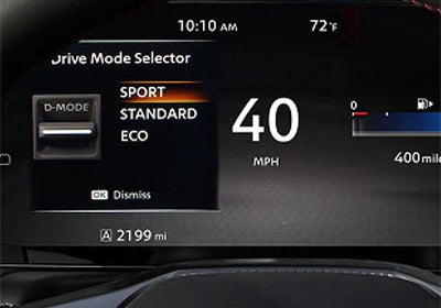 Drive Modes Sport, Standard, and Eco