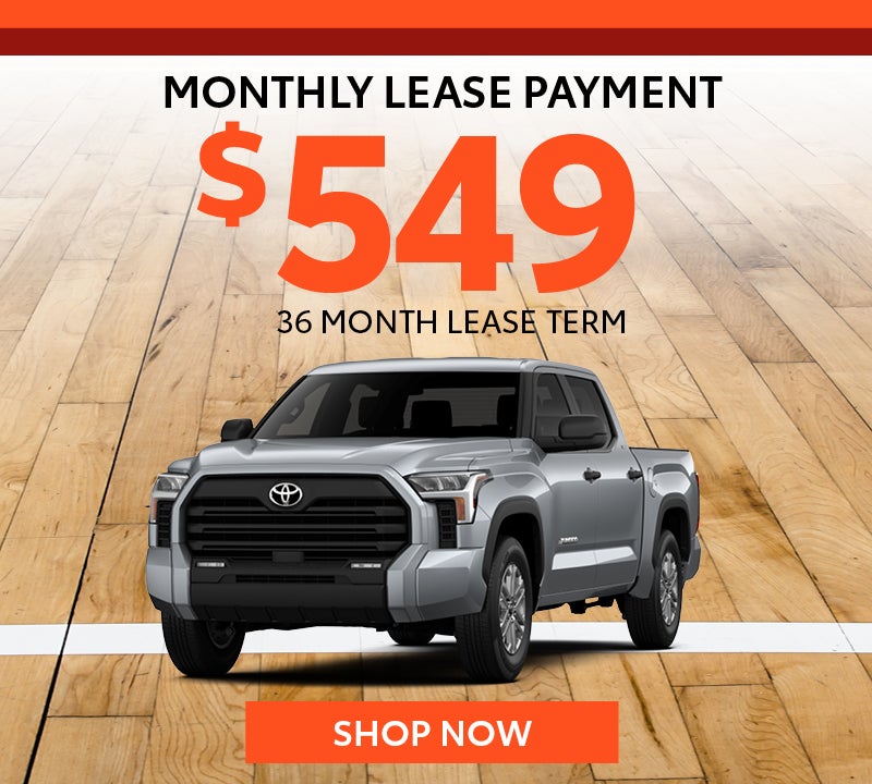 New 2026 Toyota Tundra SR5 Monthly lease payment $549 36 Month Lease Term