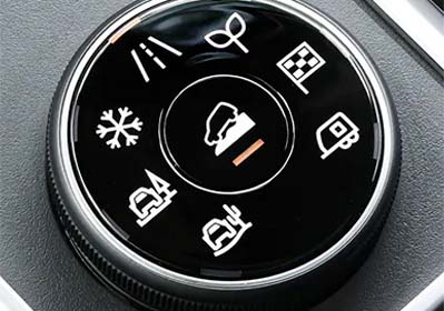 
Drive Modes One dial, multiple terrains 