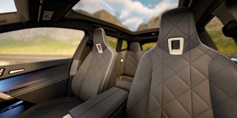 Interior view of 2026 BMW iX