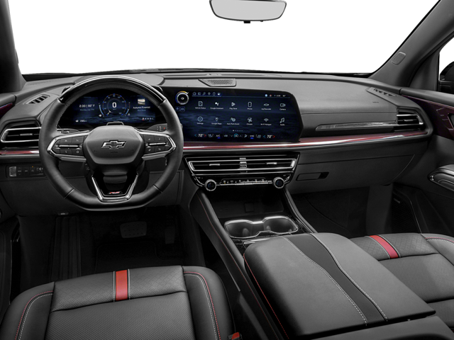 The front dashboard of a Chevrolet vehicle