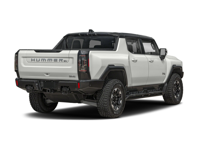 A white Hummer Pickup in a white background