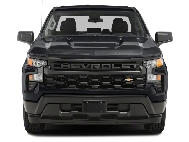 The front of a Chevrolet truck