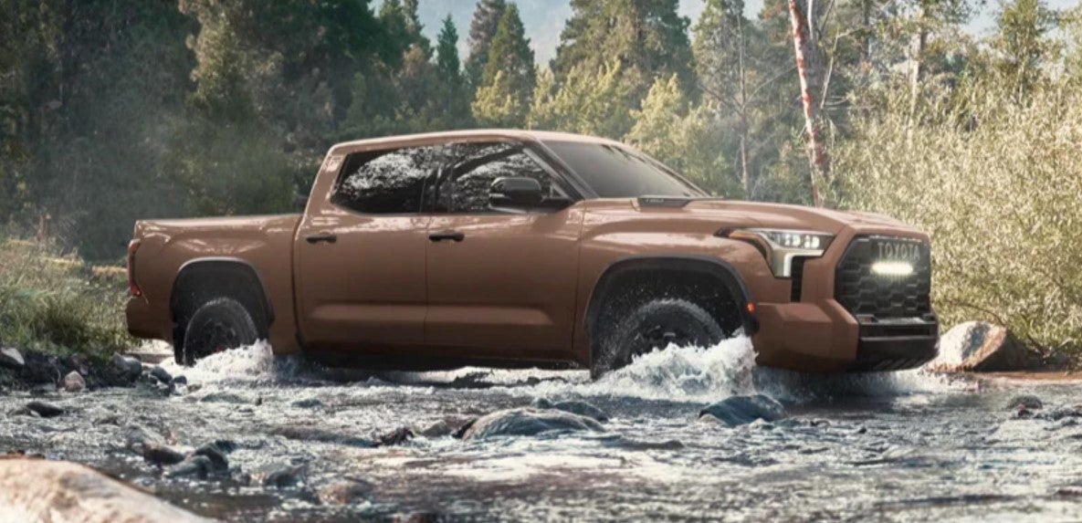 2025 Toyota Tundra Going Through Water
