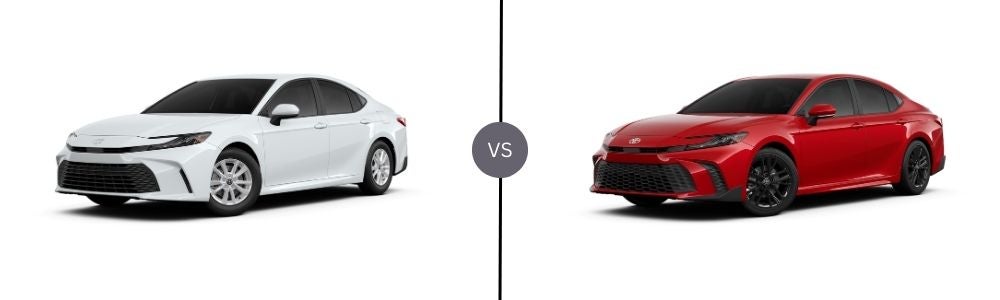 Compare 2025 Toyota Camry LE vs. 2025 Toyota Camry SE