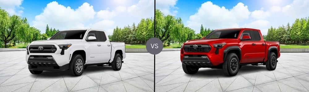 Compare 2025 Toyota Tacoma SR5 vs. 2025 Toyota Tacoma TRD Off-Road