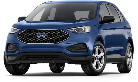 a blue 2024 ford edge with no background 