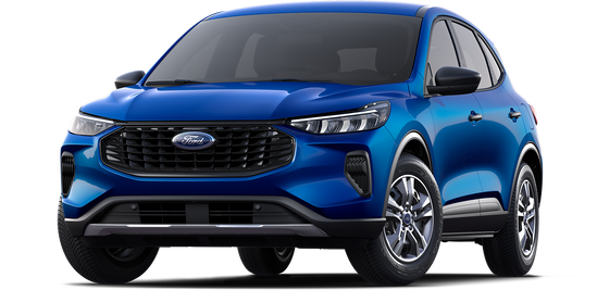 A blue 2024 Ford Escape with no BG 
