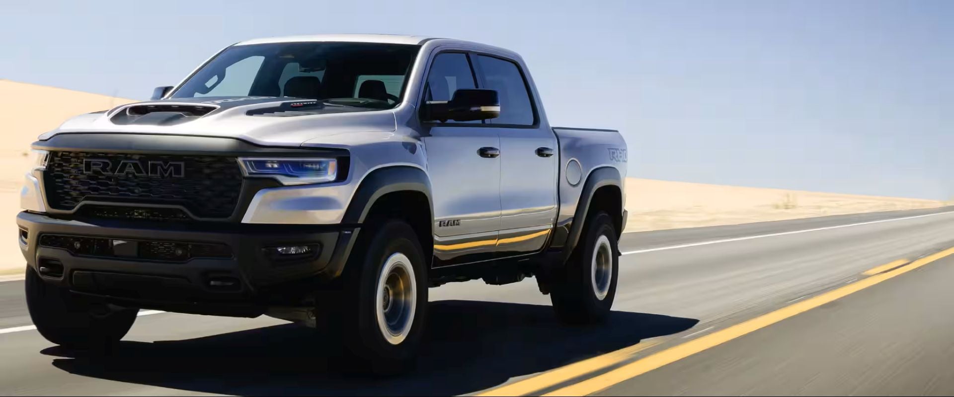 RAM 1500 RHO driving down the highway