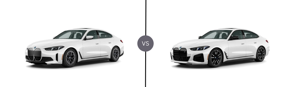 Compare 2025 BMW i4 eDrive40 vs. 2025 BMW i4 M50