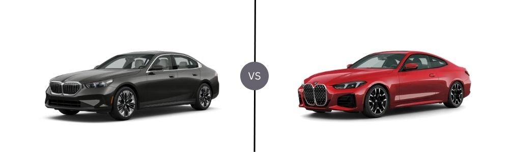 Compare 2026 BMW 5 Series vs. 2026 BMW 4 Series Coupe