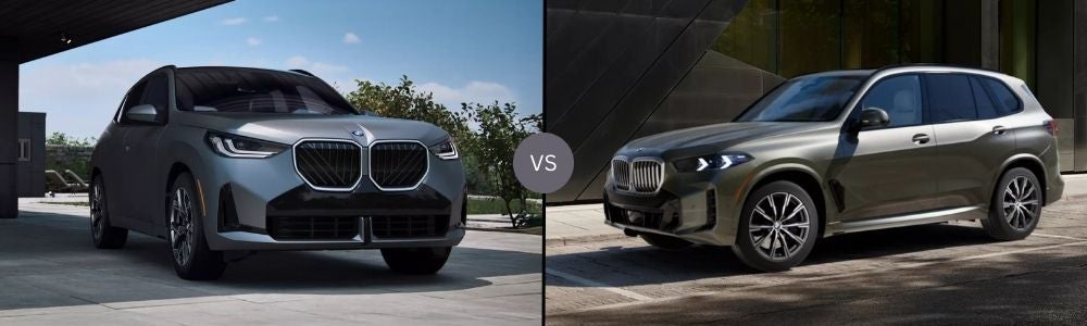 Compare 2026 BMW X3 vs. 2026 BMW X5