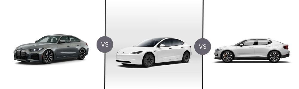 BMW i4 vs. Tesla Model 3 vs. Polestar 2