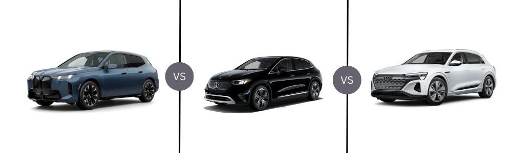 BMW iX vs. Mercedes-Benz EQE SUV vs. Audi Q8 e-tron