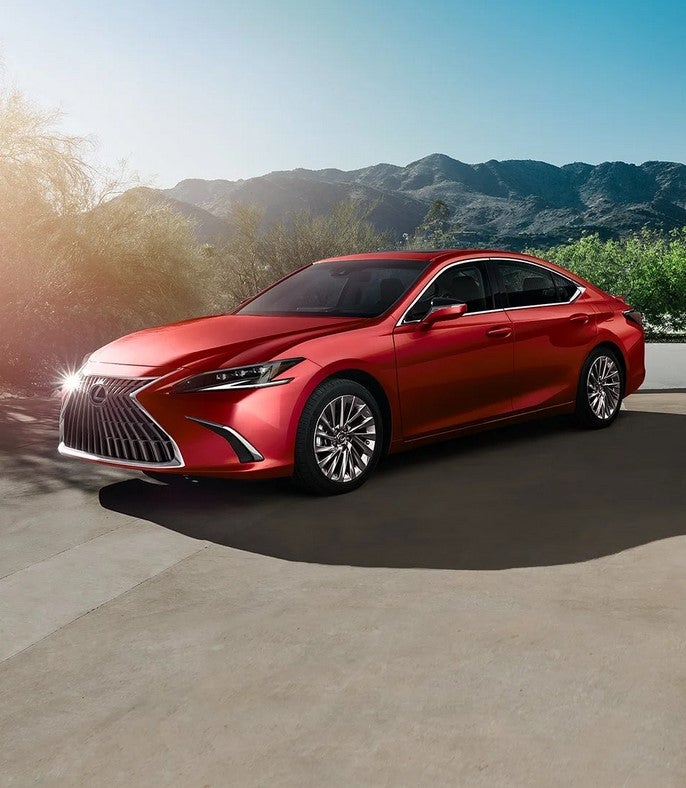 2025 Lexus ES Hybrid Red