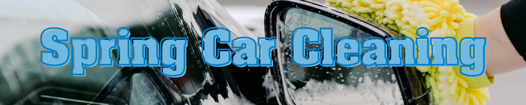 spring car cleaning blog banner